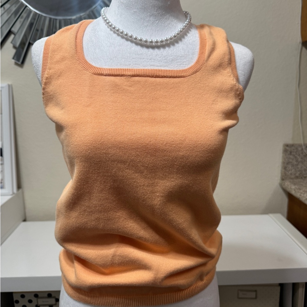 Ralph Lauren Apricot Knit Tank Top